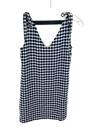 Cooper and Ella  Womens Tank Blouse Sleeveless Lined Top Black Blue Size XS