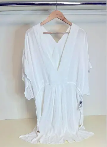 Ralph Lauren NWT  WHITE Swim Cover-up Tunic Dress XL