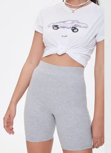 Forever 21 Grey Bike Shorts