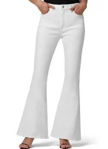 Hudson Jeans HUDSON Heidi Womens High Rise Flare Leg in White Size 29