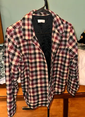 Christopher & Banks Plaid Vintage Jacket