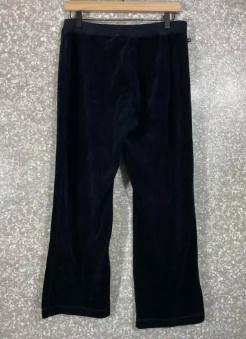 Ralph Lauren Lauren  LRL Women's Y2K Blue Velour Track Pants - Size Petite Medium