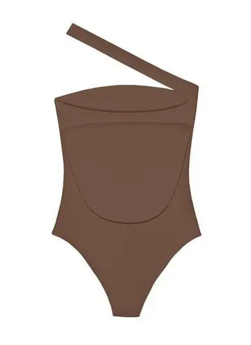 JADE Halo One Piece, Nude Matte, Size Small, $220 Tan