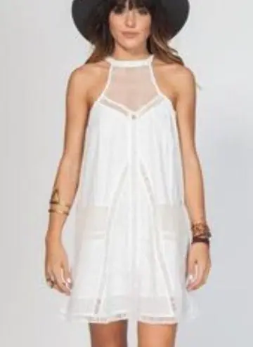 Rip Curl  Karma White Halter Dress Size Small