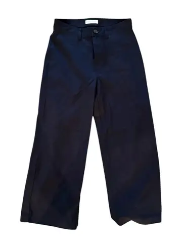 Amour Vert NWT Navy Wide Leg Utility Pant