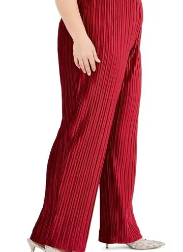 Alfani Pull-On Velvet Wide Leg Pant