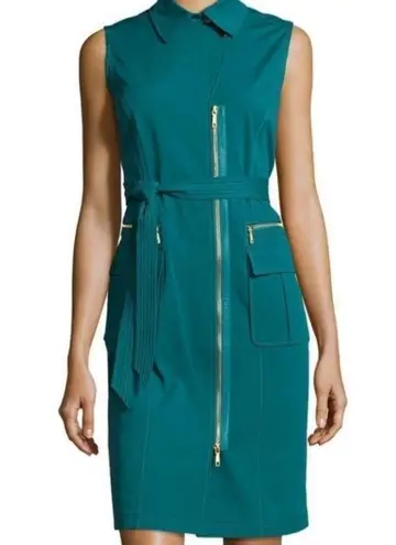 Lafayette 148 New York Starla Sleeveless Zip Front Dress - 8