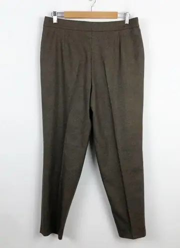 Akris Punto New Maiko Pleated Flattering High Waisted 100% Wool Trousers Pants