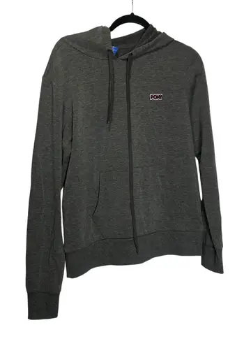 Pony Gray Lightweight Hoodie Pullover Sweatshirt Size Large