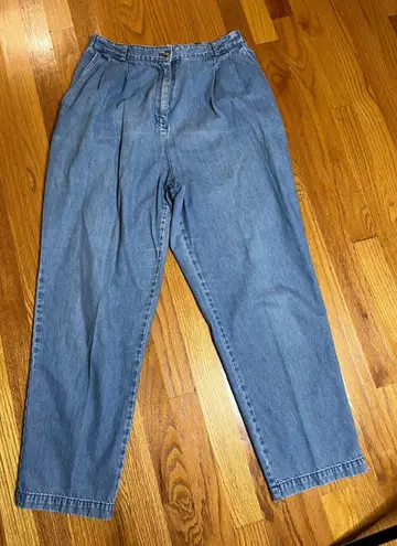 Cabin creek Vtg 90sCabin Creek Women's Light Wash Denim Pleated High Waisted Jeans Size 16P