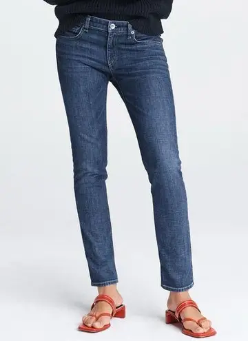 Rag and Bone  Dre Low Rise Slim Boyfriend Jeans in Mission City Wash Womens Size 24