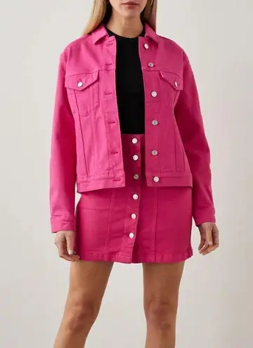 Rails hibiscus Mulholland denim jacket