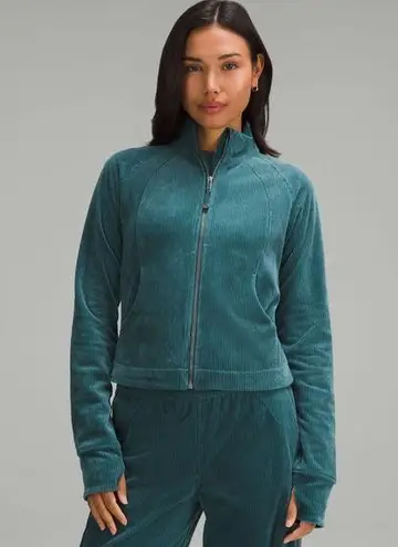 Lululemon  Scuba Track Jacket Velvet Cord