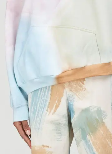 Collina Strada x Charlie Engman brush strokes tie dye wave hem hoodie sweater size XS