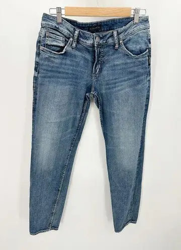 Silver Jeans  Co JeansWomen 29x29 Blue Medium Wash Denim Indigo Boyfriend