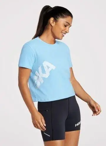 Hoka All-Day Tee light blue t shirt thumbnail 1