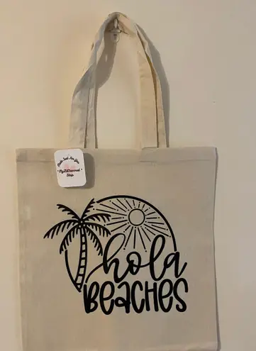 Handmade Hola Beaches Tote Bag 