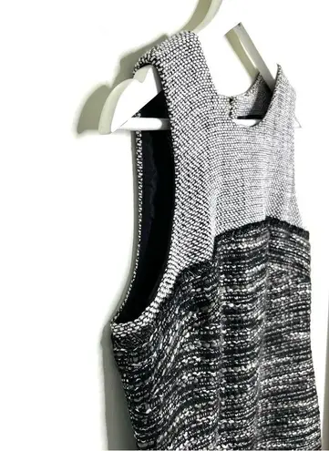 Karl Lagerfeld  Paris Tweed Dress Grey Black  Size 4