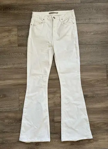 Hudson Jeans Hudson Holly High Rise Flare Jeans White Size 28