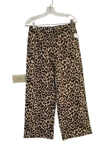 Nordstrom NWT  leopard print pajama pants S 100% cotton