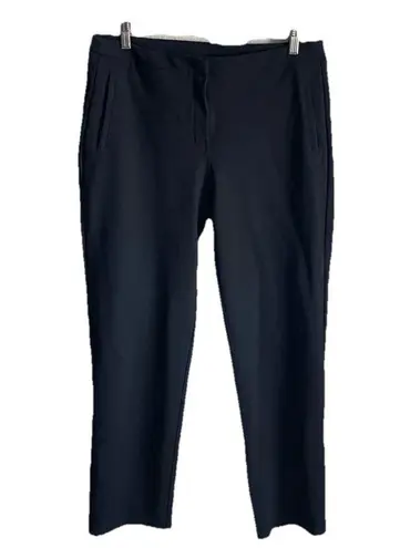 Lululemon On the Fly Cropped Woven Pant Black Commute Travel Casual Move Size 10