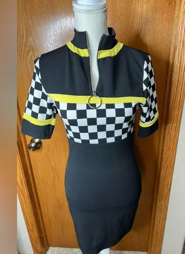 Cherry Mellow taxi cab mini dress medium