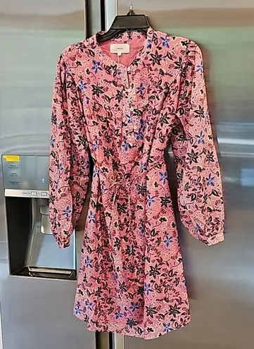 💕XIRINA💕 Bellamy Henley Mini Dress ~ Sweet Vines Medium M NWT Pink