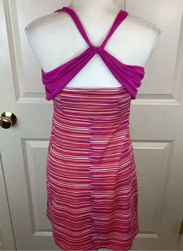 Soybu Stretchy Athletic Tank Dress Built-In Bra - Medium