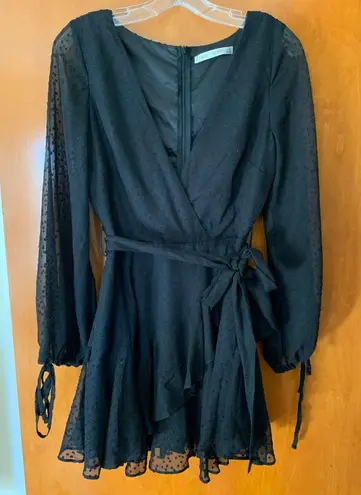 Saints + Secrets Black Cocktail Dress