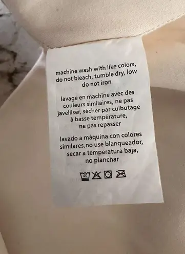 We Wore What Bandeau Bra Top, Off White Stripes, Size XSMALL , NWT