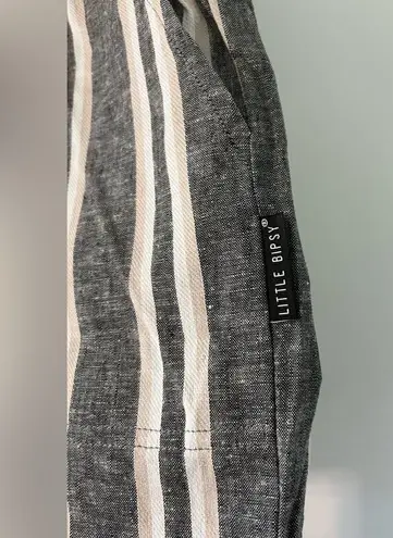 Little Bipsy NWT Striped Drawstring Casual Cargo Shorts with Pockets Sz XS