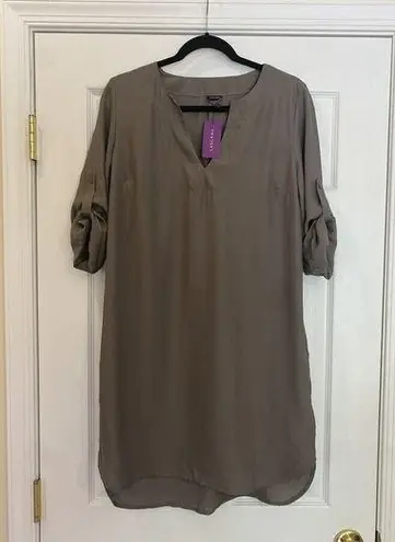 Lascana Women’s NWT Tunic Style Dress/Swim Cover Up Size 8 Brown