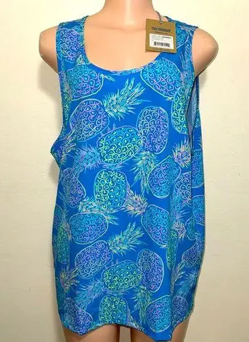 Chubbies  NWT The Sunny Pine pineapple print women XL top - Image 1