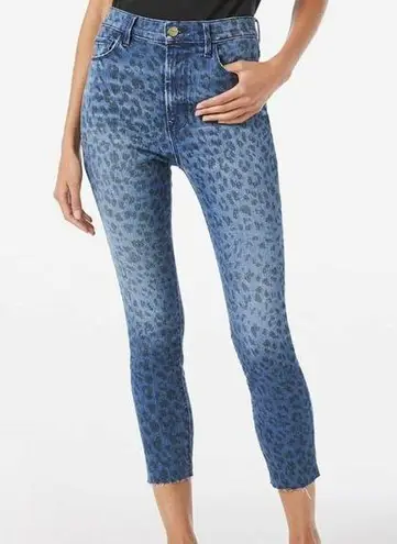 frame denim FRAME Ali High Rise Cigarette Leopard Jeans