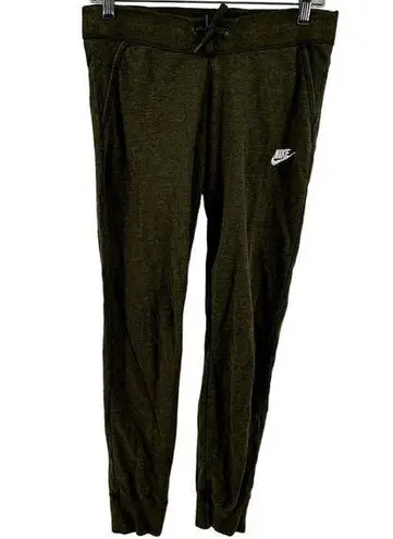 Nike  Sportswear Fleece Jogger Sweatpants Athletic Pocket Heathered Green Small