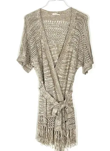 Ramy Brook Women’s Fringe Knit Cardigan