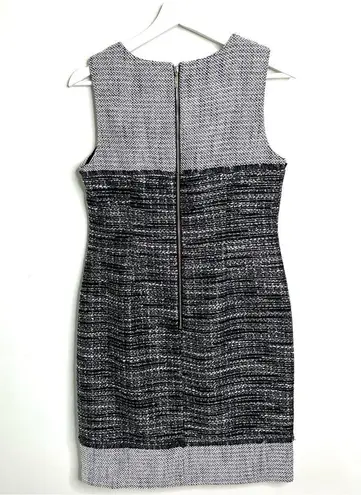 Karl Lagerfeld  Paris Tweed Dress Grey Black  Size 4