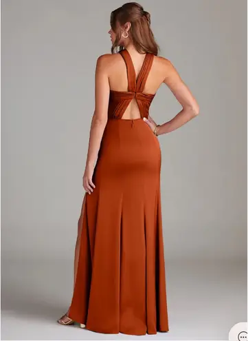 Azazie Rust Dress