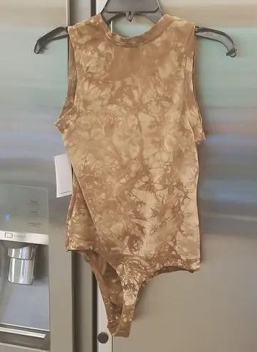 Cotton Citizen ππ Brisbane Tank Thong Bodysuit ~ Java Crystal Large L NWT