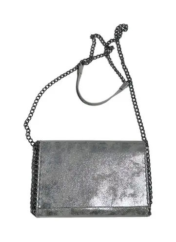 Chelsea28 silver crossbody shoulder clutch wallet bag