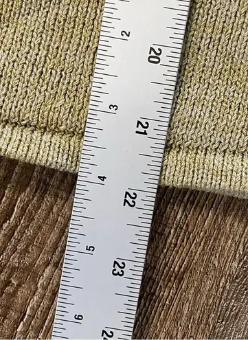 Susan Bristol Vintage Sweater Vest Women L Tan Blue Flower Pullover Grannycore