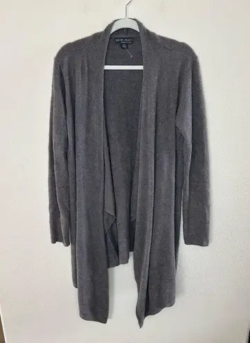 Barefoot Dreams Bamboo CozyChic Lite Island Wrap Cardigan dark grey soft sz l/xl