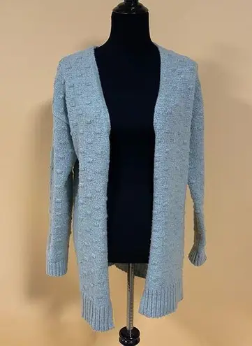 Love by Design Sage Green Open Front Knit Cardigan Sweater Size L