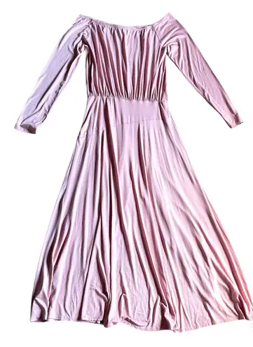 Free People Jupiter Maxi Dress in Pink Size L 59 53 Off Retail From Eden