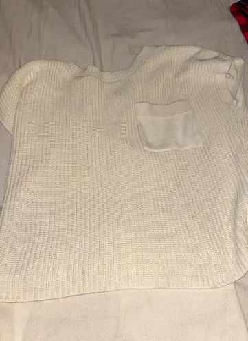 Sincerely Jules Cream Knit Short Sleeved Matching Set