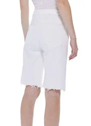 MOTHER The Undercover Knee Fray Short in Totally Innocent Women’s Sz 27