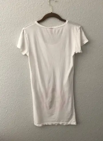Tummy Ts Baby Girl White Maternity Tee Size M