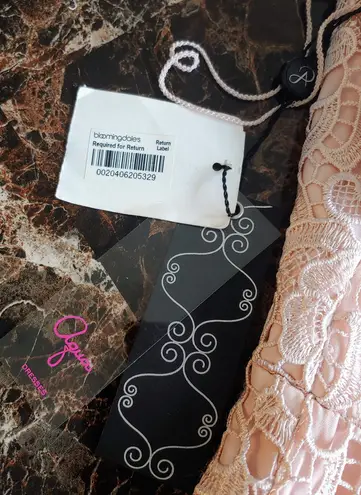 Bloomingdales crochet lace aqua dress