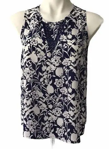 Dragonfly Sleeveless Floral Top