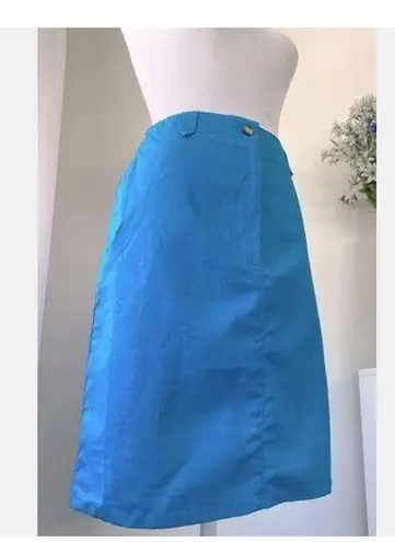 RLM Sz L Vintage Turquoise Blue Skirt Adorable Pencil / Straight Summer Spring Size L